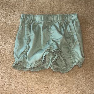Sage Green Shorts Baby Girl